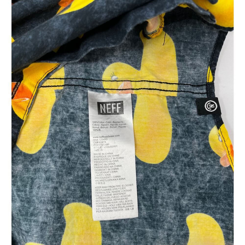 Neff Rubber Ducky Button-Up Men's shirt size Medium - Picture 4 of 7